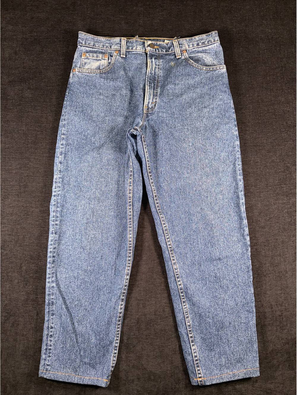 Levi's 550 Relaxed Fit Tapered Leg Jeans W36 L30 Light Blue